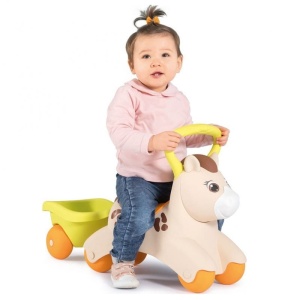  SMOBY PIERWSZY JEŹDZIK KUCYK Z PRZYCZEPKĄ PONY RIDE-ON 721500 