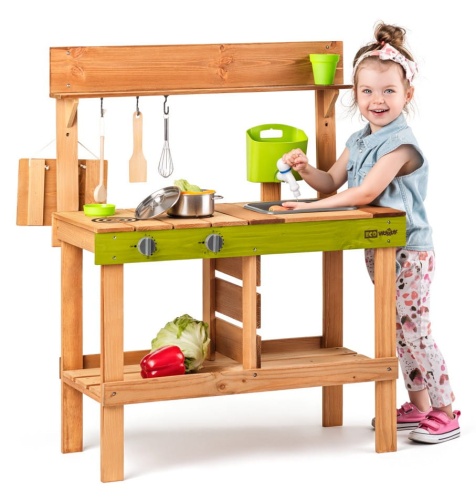 WOODY DREWNIANA KUCHNIA KEMPINGOWA DO ZABAWY ROSALIE WD90206