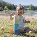 SMOBY LITTLE GREEN ZESTAW ŁÓDKA WIEŻA SORTER BIOPLASTIK 140605