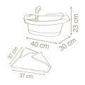 SMOBY BABY NURSE OPIEKUNKA WANIENKA DO KĄPIELI Z HYDROMASAŻEM, PRYSZNICEM I ŚWIATŁEM 220368