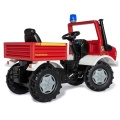 ROLLY TOYS SAMOCHÓD NA PEDAŁY MERCEDES UNIMOG STRAŻ POŻARNA 3-8 LAT 038220