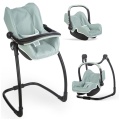 SMOBY KRZESEŁKO DO KARMIENIA DLA LALKI MAXI COSI 3w1 HUŚTAWKA NOSIDEŁKO 240239