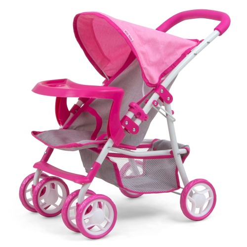 MILLY MALLY WÓZEK SPACEROWY DLA LALEK KATE PRESTIGE PINK
