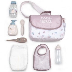 SMOBY BABY NURSE TORBA DO PRZEWIJANIA + AKCESORIA DLA LALKI 220369