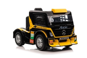 SAMOCHÓD CIĘŻAROWY NA AKUMULATOR MERCEDES XMX622 ŻÓŁTY LCD