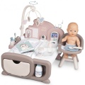 SMOBY ELEKTRONICZNY KĄCIK OPIEKUNKI Z LALKĄ 220375