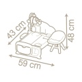 SMOBY ELEKTRONICZNY KĄCIK OPIEKUNKI Z LALKĄ 220375