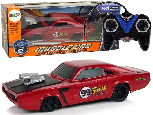 Auto R/C Naklejki Sportowe 1:20 Czerwone Pilot 27 Mhz