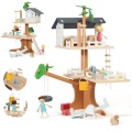 CLASSIC WORLD DREWNIANY DOMEK NA DRZEWIE DLA LALEK 31EL. CW50566