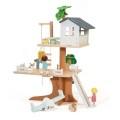 CLASSIC WORLD DREWNIANY DOMEK NA DRZEWIE DLA LALEK 31EL. CW50566