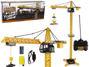 OGROMNY DŹWIG ŻURAW R/C ZDALNIE STEROWANY 183 CM 2 POZIOMY