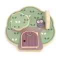 VIGA POLAR B DREWNIANA TABLICA DRZEWO EDUKACYJNE PEEK-A-BOO 44088