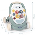 SMOBY LITTLE INTERAKTYWNY CHODZIK PCHACZ WÓZEK 3w1 140304