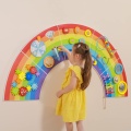 VIGA DREWNIANA TABLICA EDUKACYJNA TĘCZA 44642