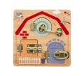 ADAM TOYS TABLICA Z ZAMKNIĘCIAMI DZIECI ŚWIATA N4018