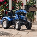 FALK TRAKTOR NA PEDAŁY Z ŁYŻKĄ I PRZYCZEPĄ NEW HOLLAND T8 3-7 LAT 3090M