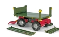 ROLLY TOYS PRZYCZEPA WYWROTKA DO TRAKTORA MULTI TRAILER DWUOSIOWA ZIELONA 125005