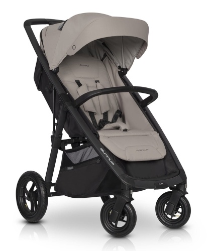 EASYGO WÓZEK SPACEROWY QUANTUM TAUPE DO 22 KG POMPOWANE KOŁA