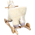 ADAM TOYS KONIK JEDNOROŻEC NA BIEGUNACH Z FOTELIKIEM I KOŁAMI OD 10 M-CY