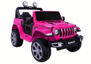 SAMOCHÓD NA AKUMULATOR FT-938  RÓŻOWY LAKIEROWANY 4x4