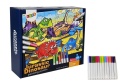 PUZZLE DO KOLOROWANIA 24EL. ERA DINOZAURÓW + PISAKI