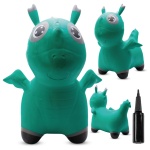 SUN BABY GUMOWY SKOCZEK DLA DZIECI DINO ZIELONY J06.036.0.2