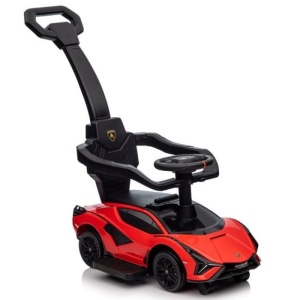 Jeździk z pchaczem Lamborghini QLS-996T czerwony