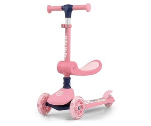MILLY MALLY JEŹDZIK HULAJNOGA FUZZY PINK