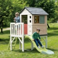 SMOBY LIFE DOMEK OGRODOWY DLA DZIECI NA PALACH Z PIASKOWNICĄ 810802