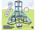 BIG KRAXXL PLAC ZABAW GIGANT WIEŻA WSPINACZKOWA DRABINKA