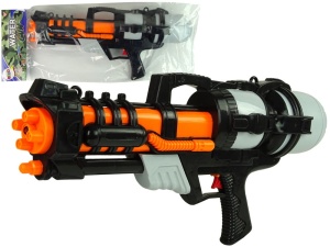 DUŻY PISTOLET KARABIN NA WODĘ ZASIĘG 10 M 1080 ML POMARAŃCZOWY 10449 