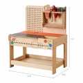 MASTERKIDZ Drewniany Warsztat Montessori STEM z Narzędziami + Akcesoria