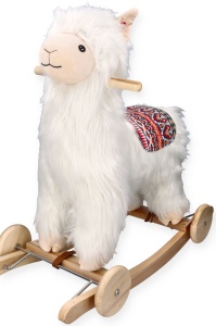 ADAM TOYS BUJAK ALPAKA NA BIEGUNACH Z KOŁAMI GS7093W