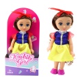 Mini Laleczka Księżniczka Korona Zdobiona Sukienka 17cm Mix