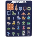 WOOPIE Klocki Magnetyczne Konstrukcyjne Świecące 3D Świat Zwierząt 124el.