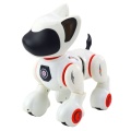 Piesek Interaktywny Robot Pies Pilot Światło Dźwięk Biały Pomarańczowy