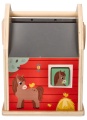 ADAM TOYS DREWNIANY SORTER KSZTAŁTÓW Z KLOCKAMI FARMA N2045
