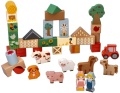 ADAM TOYS DREWNIANE KLOCKI FARMA N2044
