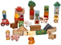 ADAM TOYS DREWNIANE KLOCKI FARMA N2044
