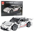 Klocki Konstrukcyjne Samochód GT Racing Biały 1:14 1268 el.