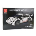 Klocki Konstrukcyjne Samochód GT Racing Biały 1:14 1268 el.