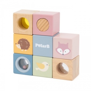 VIGA POLAR B DREWNIANE KLOCKI SENSORYCZNE 44279