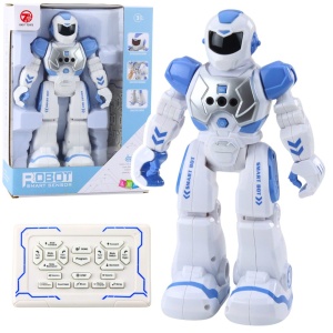 Robot Edukacyjny Zdalnie Sterowany RC Mówi Tańczy Światła Dźwięki Niebieski