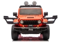 Pojazd Na Akumulator Jeep Rubicon 4x4 DK-JWR556 4x200W 24V Pomarańczowy