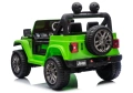 Pojazd Na Akumulator Jeep Rubicon 4x4 DK-JWR556 4x200W 24V Zielony