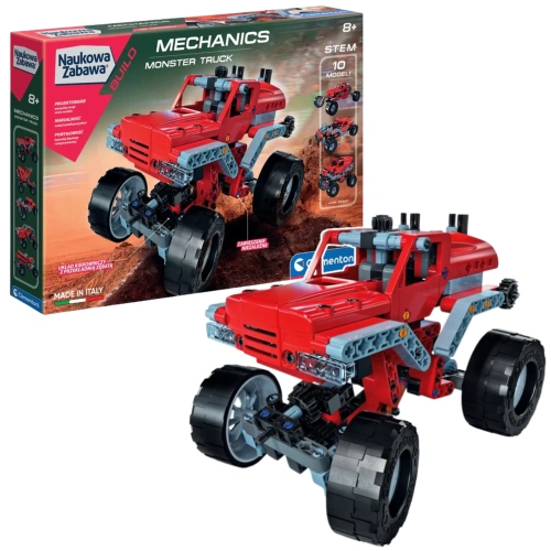 Naukowa Zabawa Klocki Laboratorium Mechaniki Monster Truck Język Polski Clementoni 50062
