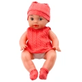 Lalka Bobas Z Butelką Do Karmienia Różowe Ubranko Dźwięki 30cm