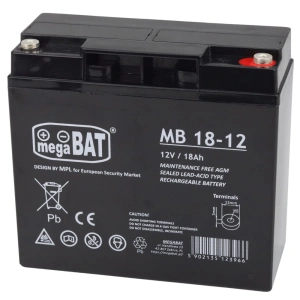 Akumulator Żelowy Mega Bat Do Auta Na Akumulator 12V18Ah
