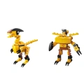 Klocki Konstrukcyjne Dinozaur Robot 2w1 57-70 el. Mix