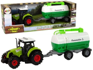 Traktor dla dzieci z przyczepką cysterną Autko Farma